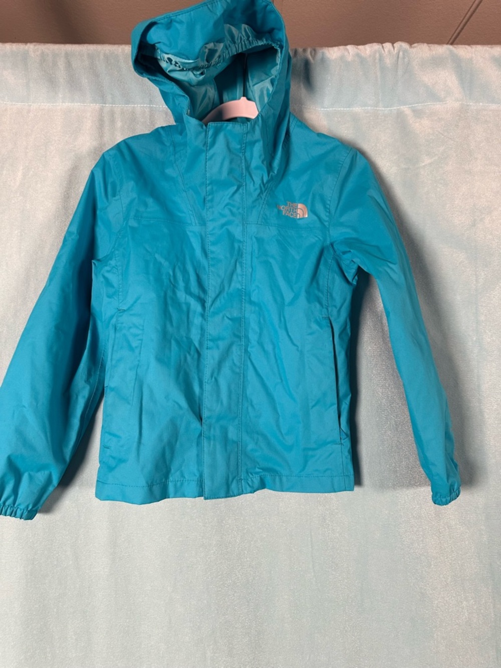 The North Face Kids' Hooded Rain Jacket - Turquoise Blue